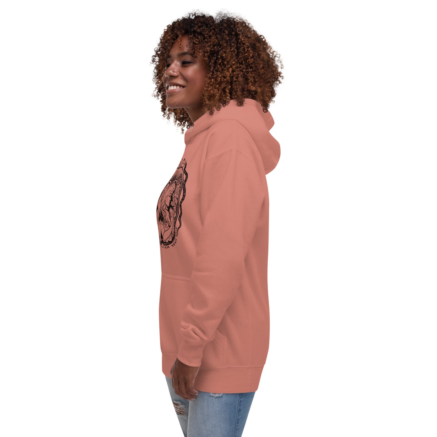 " I Am Your Half " - Hoodie, black design