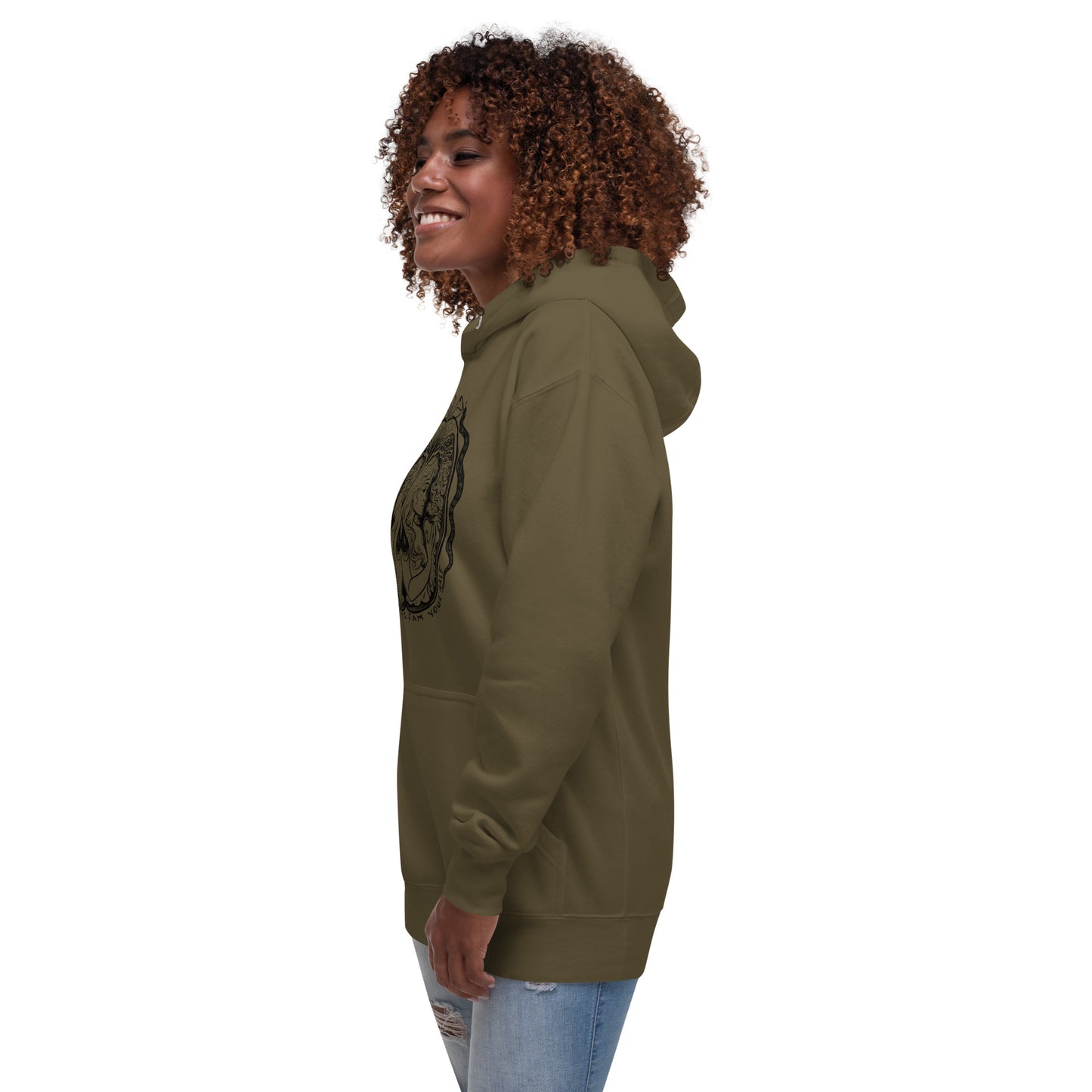 " I Am Your Half " - Hoodie, black design