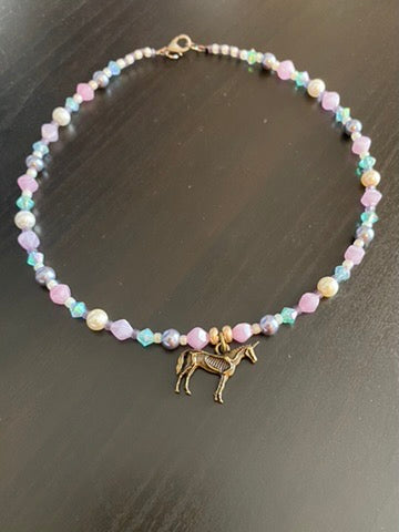 Zombie Unicorn Choker Necklace