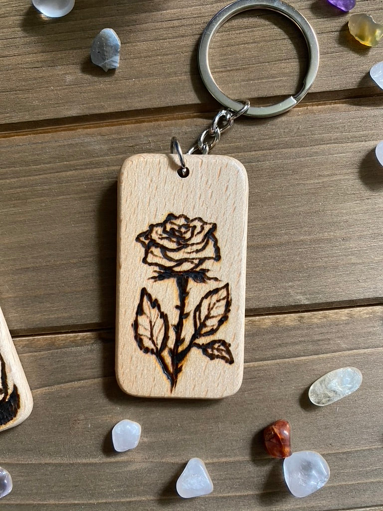 Rose keychains