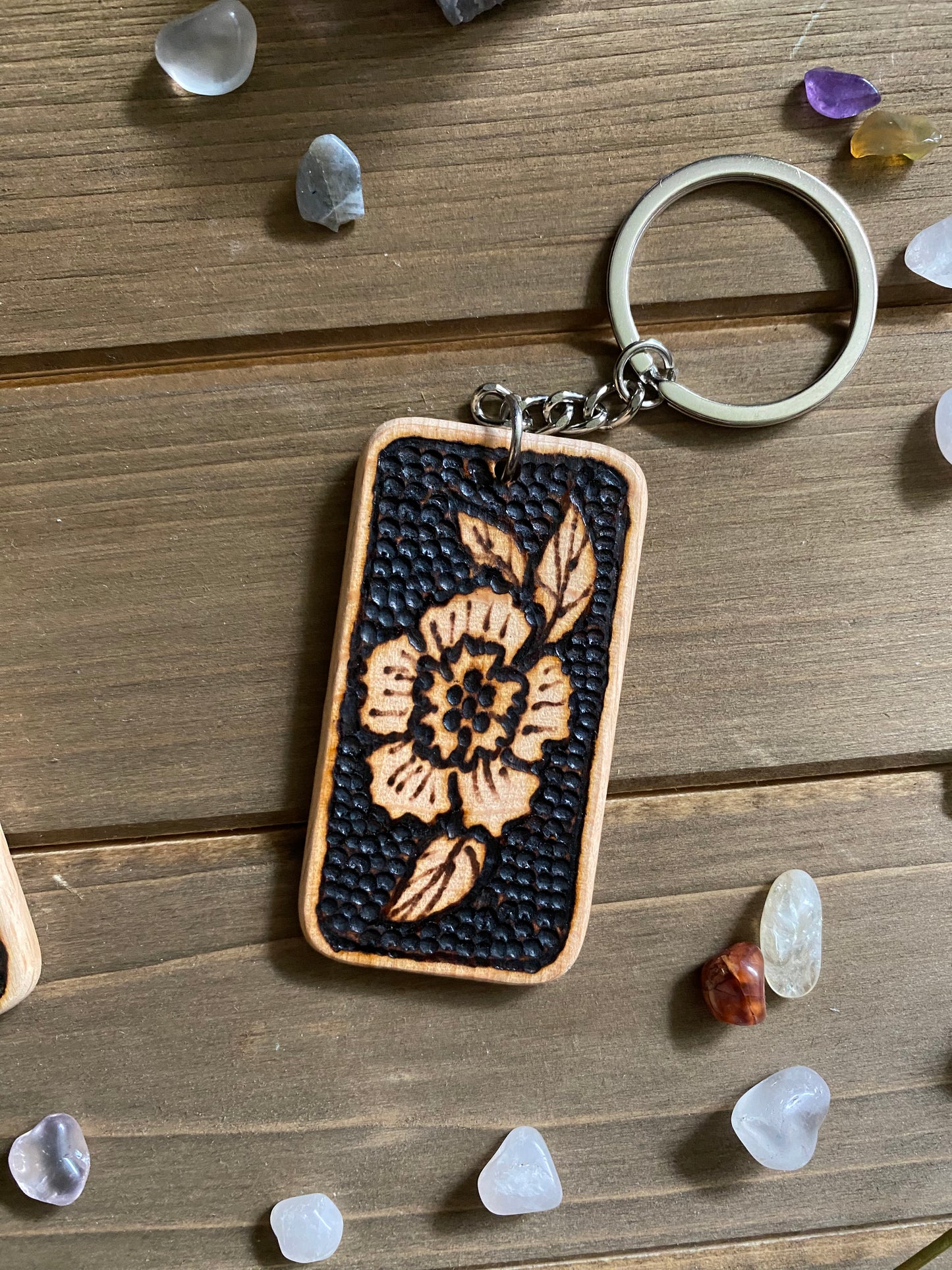 Wild Rose Keychains