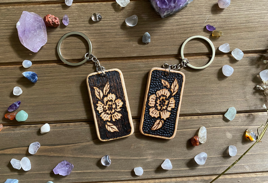 Wild Rose Keychains