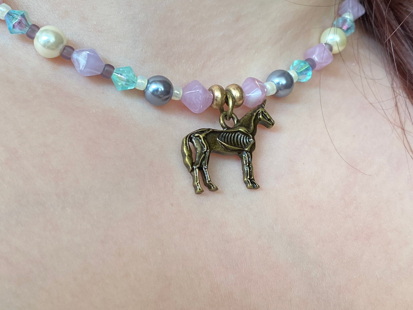 Zombie Unicorn Choker Necklace