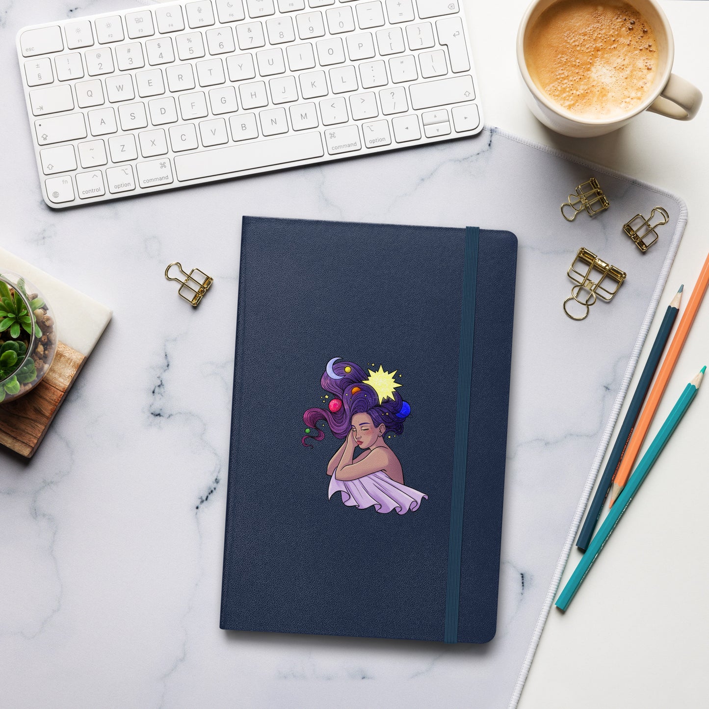 Tangled Dreams - Hardcover bound notebook