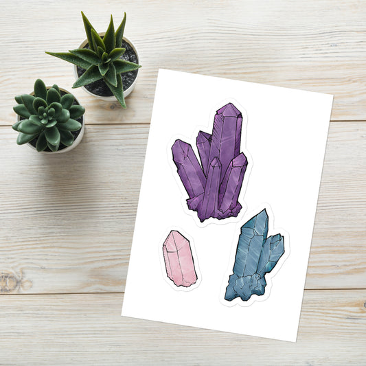 Crystals - Sticker sheet