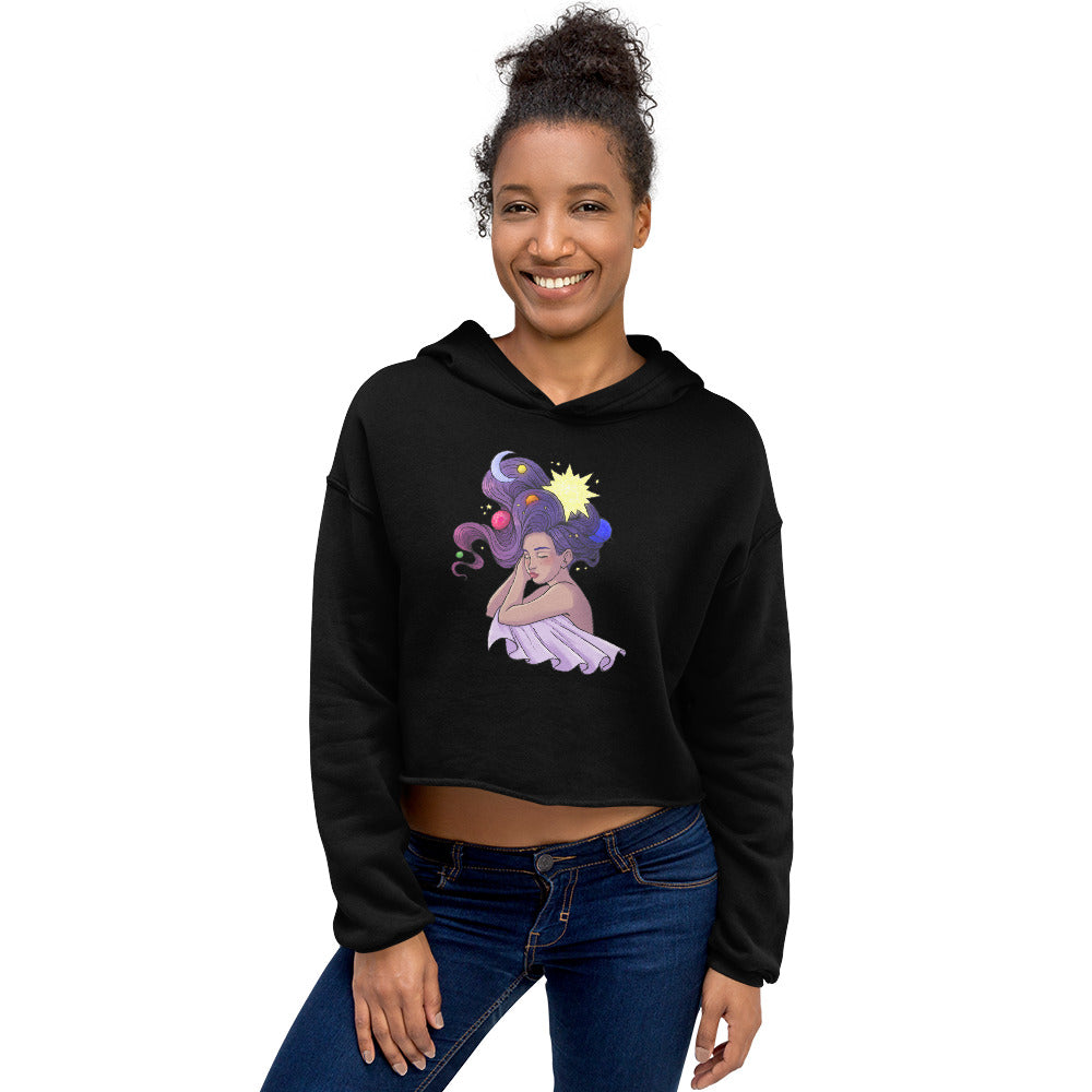 Tangled Dreams - Crop Hoodie