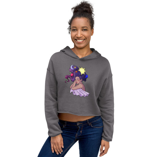 Tangled Dreams - Crop Hoodie