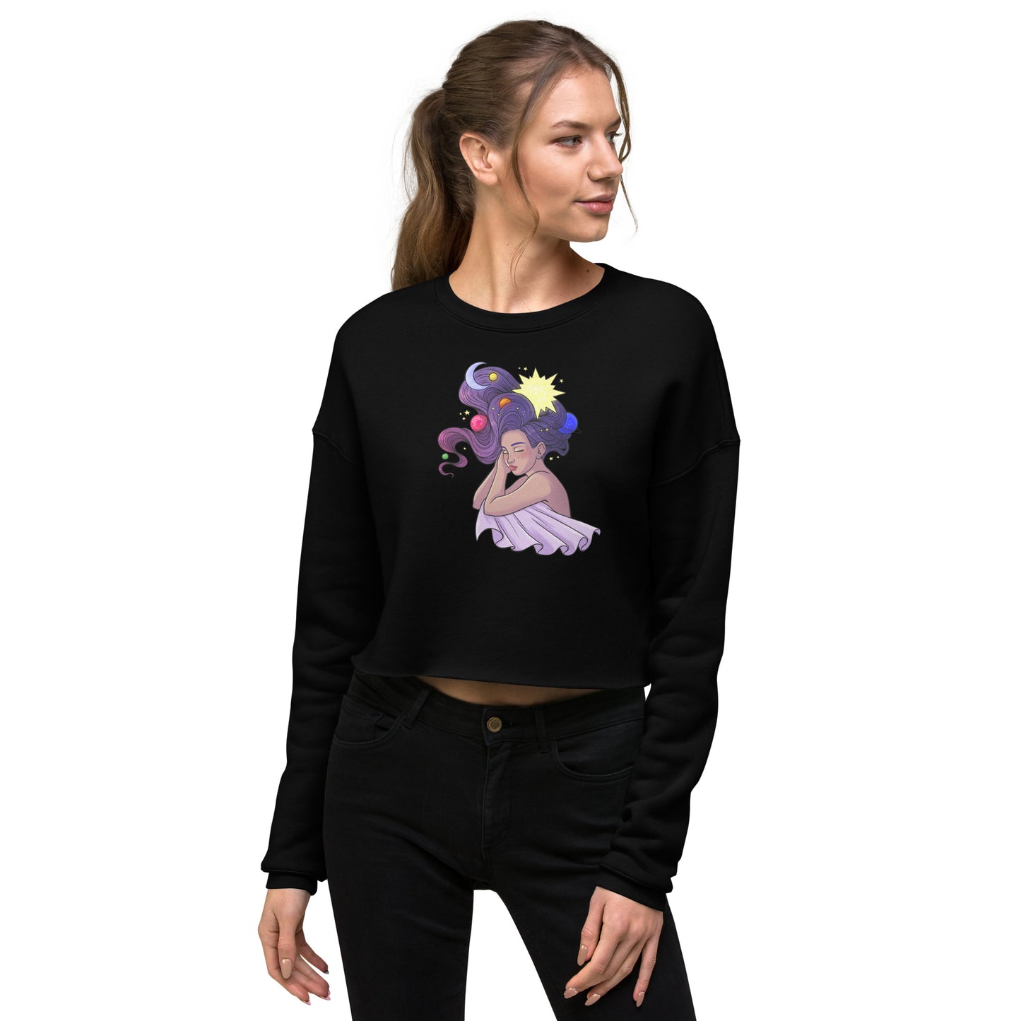 Tangled Dreams - Crop Sweatshirt