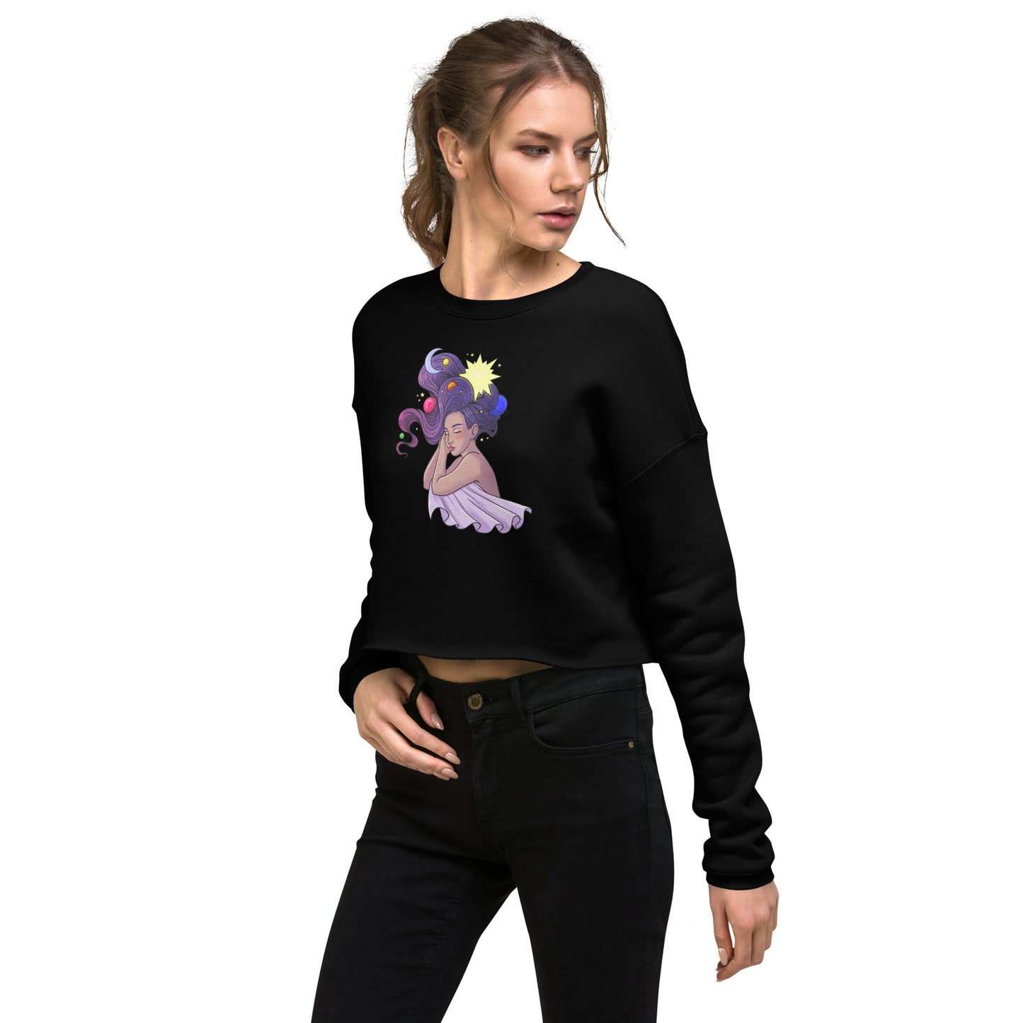 Tangled Dreams - Crop Sweatshirt