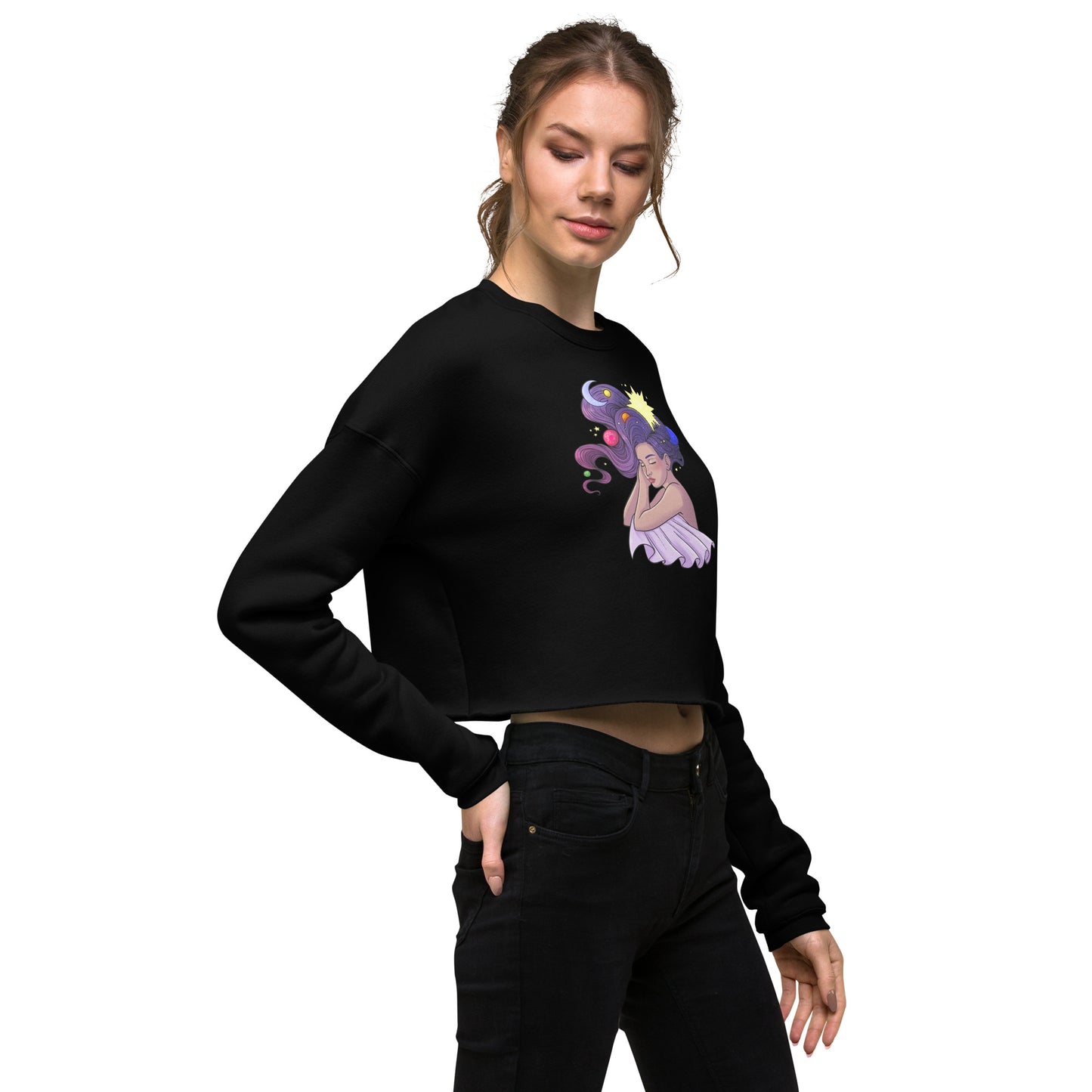 Tangled Dreams - Crop Sweatshirt