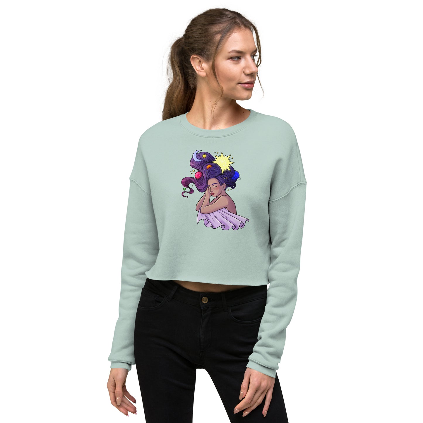 Tangled Dreams - Crop Sweatshirt