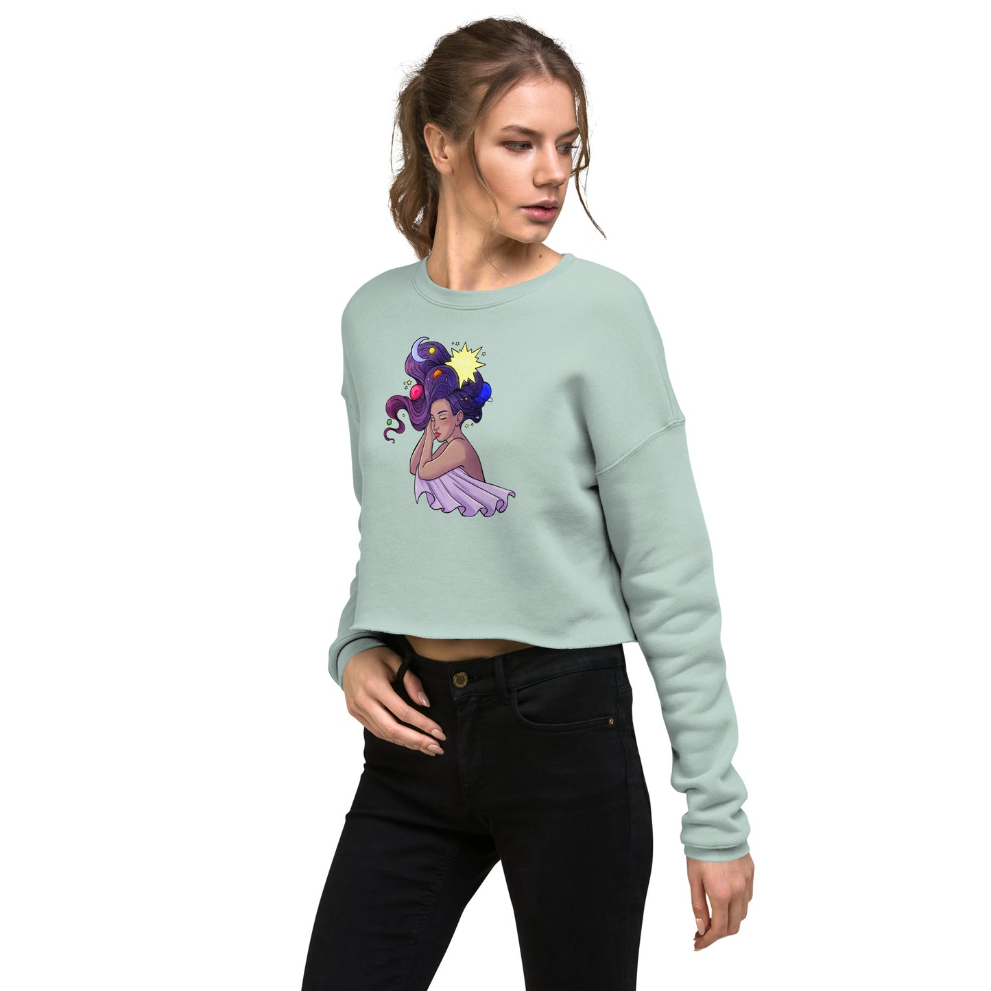 Tangled Dreams - Crop Sweatshirt