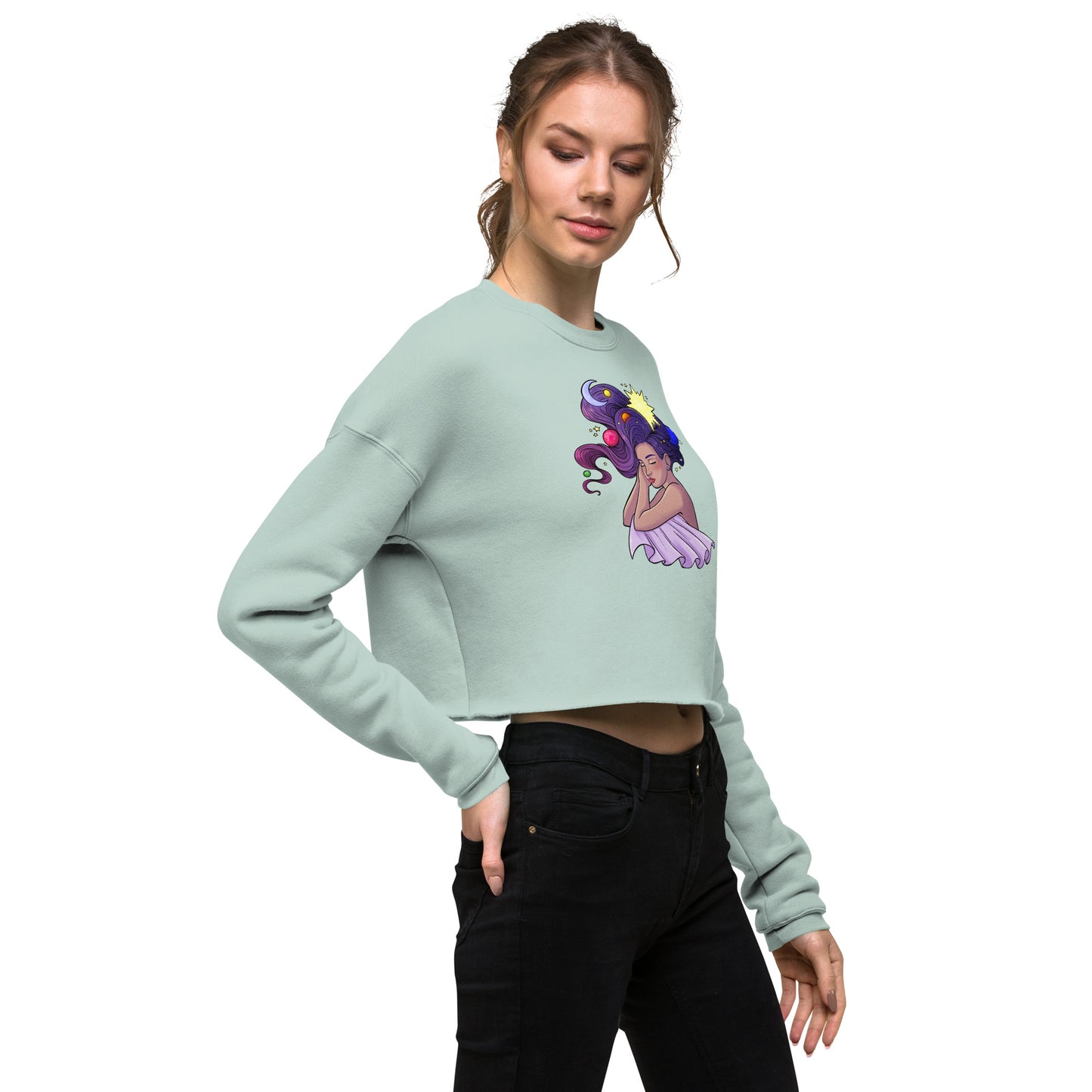 Tangled Dreams - Crop Sweatshirt