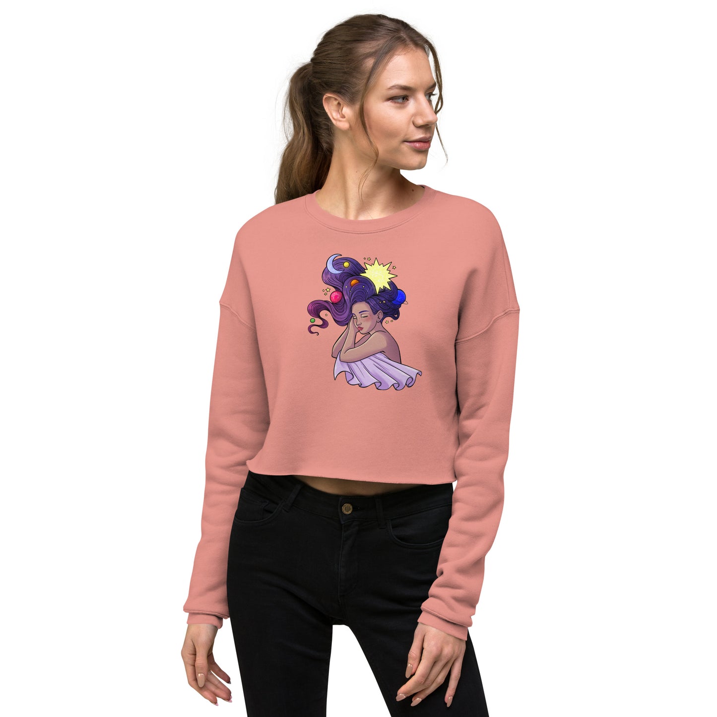 Tangled Dreams - Crop Sweatshirt