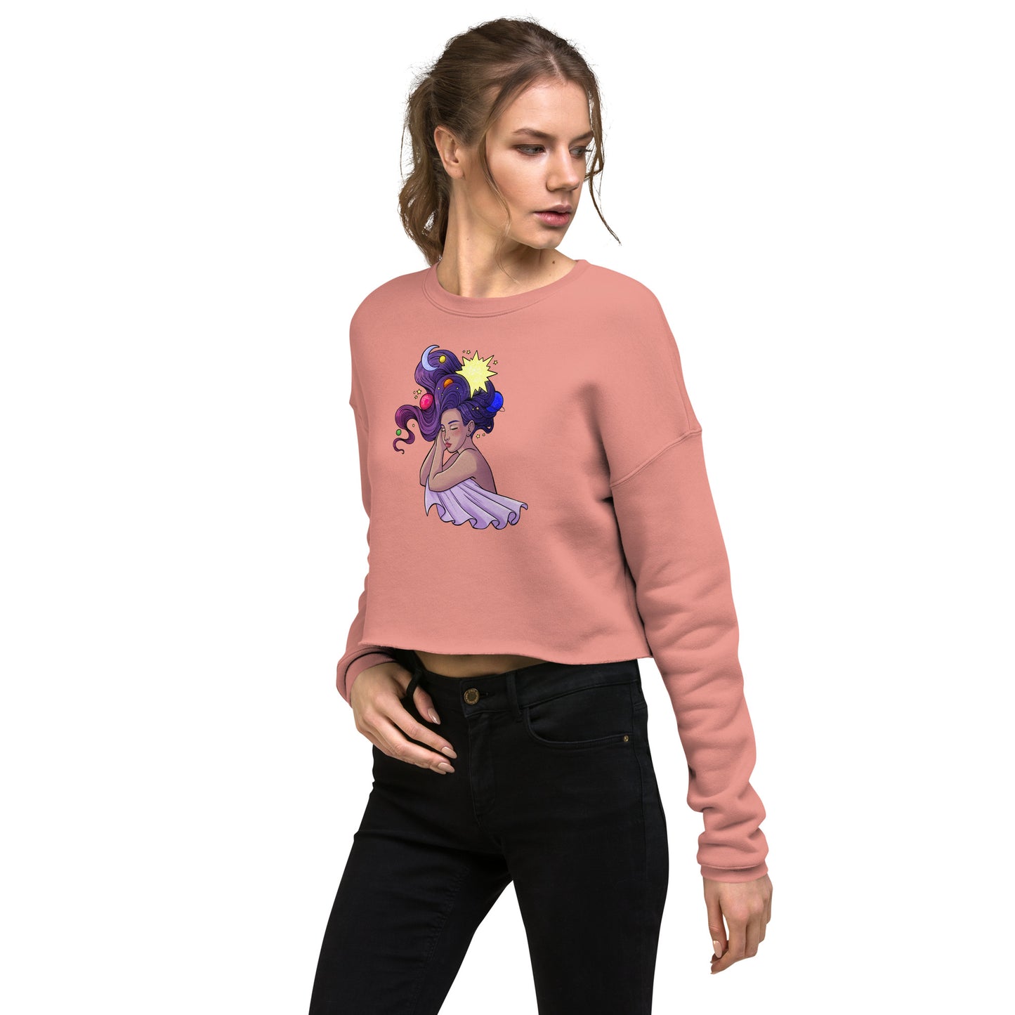 Tangled Dreams - Crop Sweatshirt